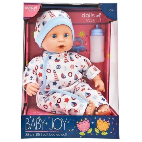 Dolls World, Baby Joy, интерактивная детская кукла, 38 см