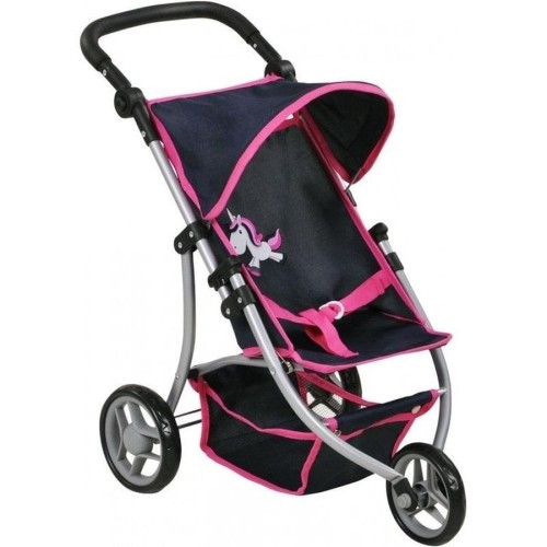 Knorr Toys, коляска для кукол, темно-синий и розовый
