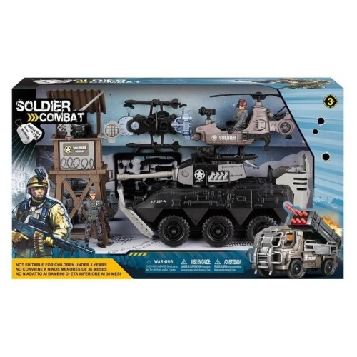 Madej, военный автомобиль с фигурками