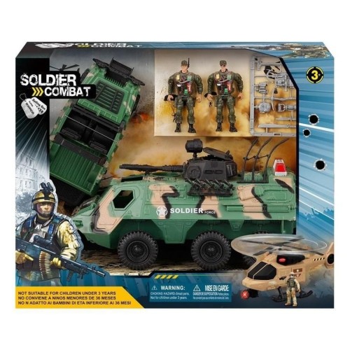 Madej, военный автомобиль с фигурками