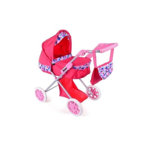 Лена, коляска глубокая для кукол, люлька + сумочка