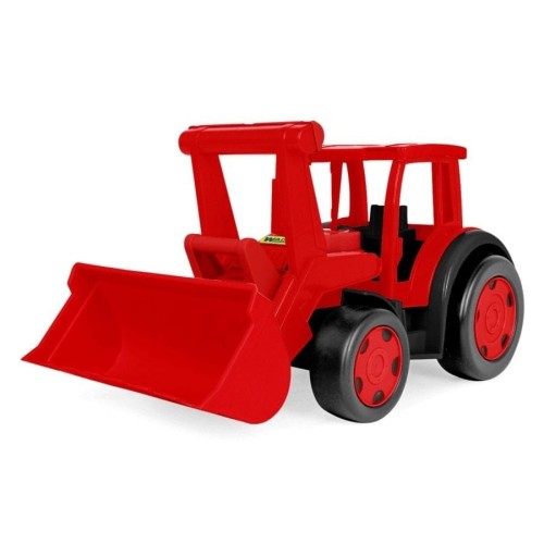 Wader, гигант, трактор погрузчик, красный, 60 см
