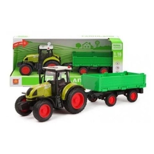 Maksik, трактор с полуприцепом