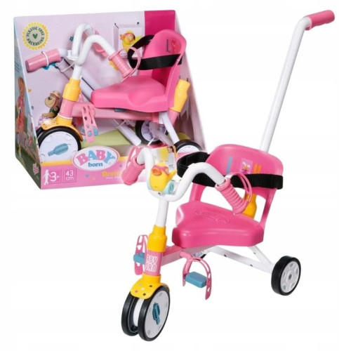 Baby Born, трехколесный велосипед для куклы, 43 см