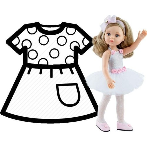 Paola Reina, кукольная одежда, 32 см