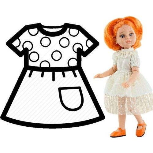 Paola Reina, кукольная одежда, 32 см