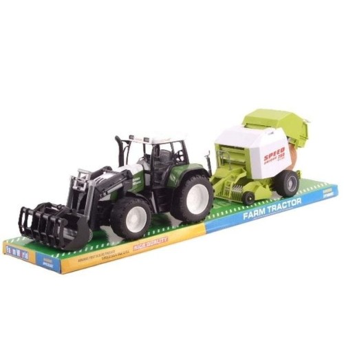 Toys, трактор с ковшом и баллончиком