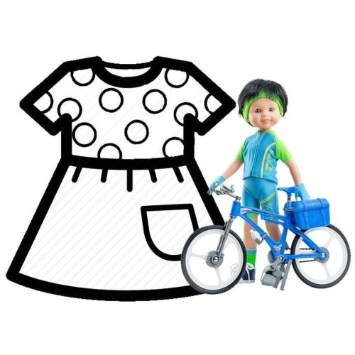 Paola Reina, кукольная одежда, 32 см