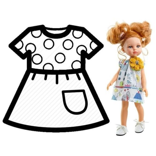 Paola Reina, кукольная одежда, 32 см