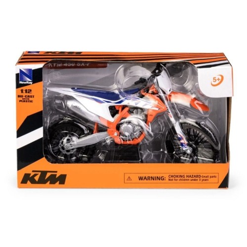 Daffi, KTM 450 SX-F 2022, мотоцикл, металлическая модель, 1: 12
