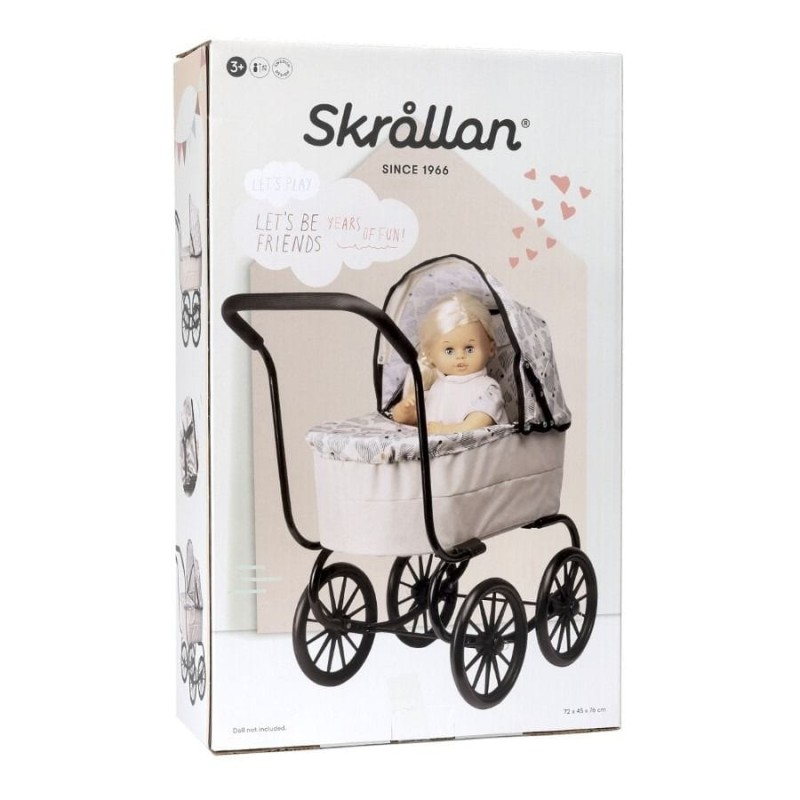 Micki, Skrallan, тележка для кукол в стиле ретро