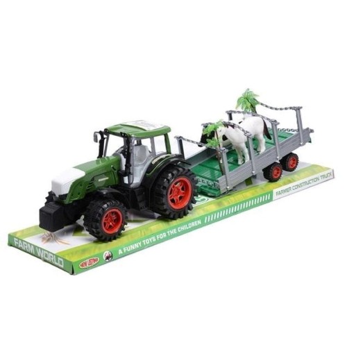 Toys, гигантский трактор с животными