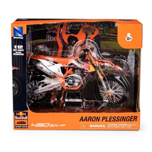 Даффи, Red Bull KTM 450 SX-F No.7 Райдер: Аарон Плессингер, мотоцикл, металлическая модель, 1: 12