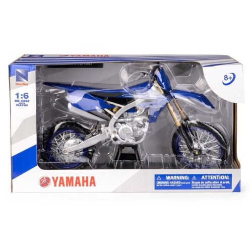 Daffi, Yamaha YZ450F 2022, мотоцикл, металлическая модель, 1: 6