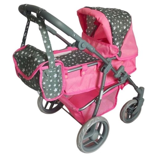 Mariotoys, многофункциональная коляска для кукол 2в1