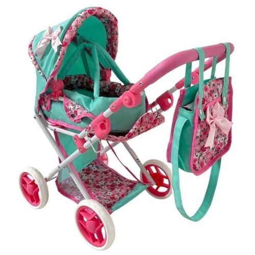 Mariotoys, Кукольная коляска глубокий с сумкой
