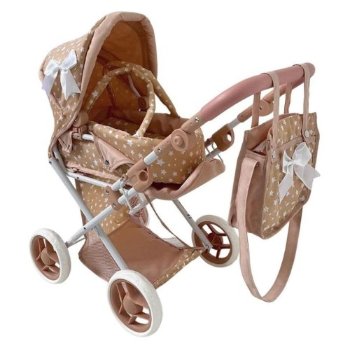 Mariotoys, Кукольная коляска глубокий с сумкой