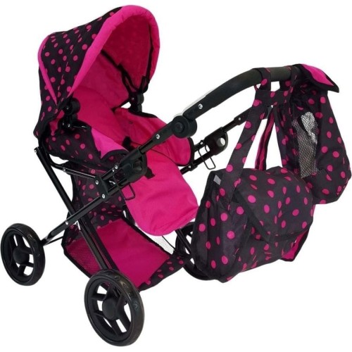 Mariotoys, Кукольная коляска глубокий с сумкой