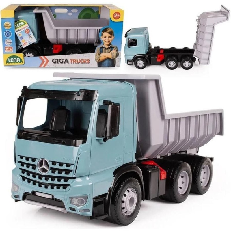 Лена, гигант, Mercedes-Benz Arocs, самосвал, строительная машина