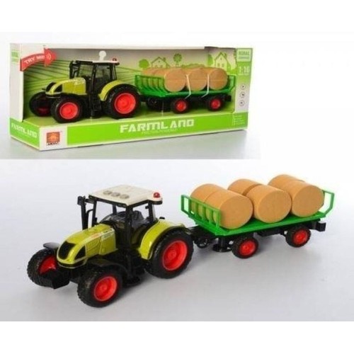 Максик, трактор с полуприцепом