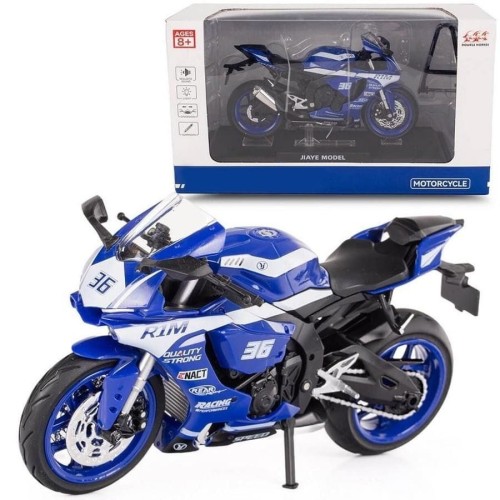 Лена, спортивный мотоцикл, гоночный, 1: 12