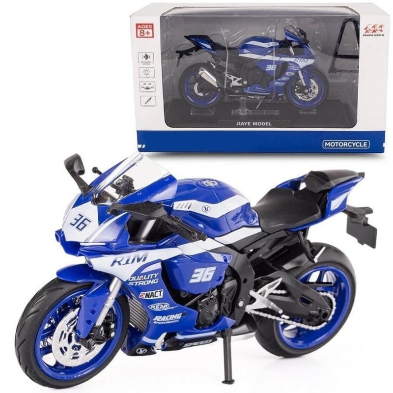 Лена, спортивный мотоцикл, гоночный, 1: 12