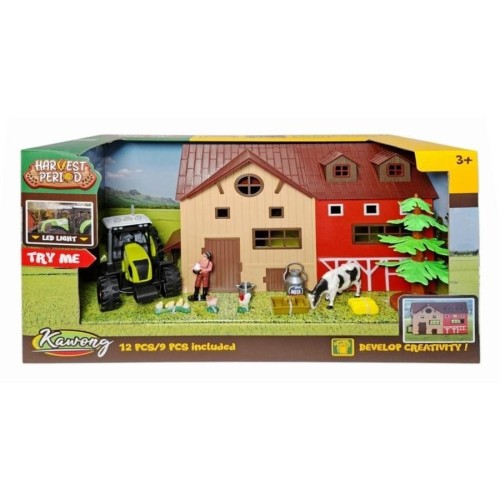 Swede, Ферма, коттедж с трактором и фигурками
