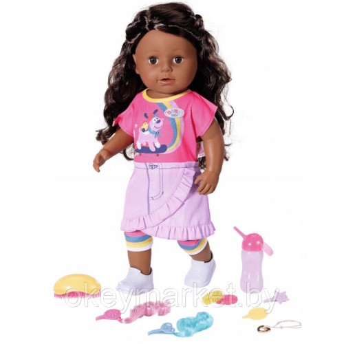 Интерактивная кукла Baby Born Сестричка Брюнетка 43 см-Zapf Creation 831663