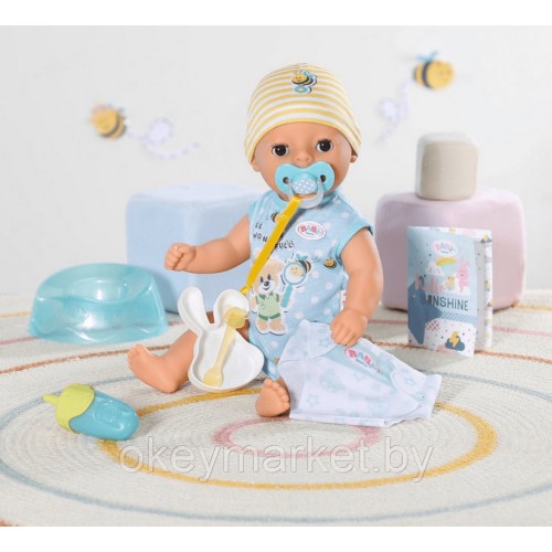 Интерактивная кукла Baby Born Baby Boy 36 см - Zapf Creation 834602