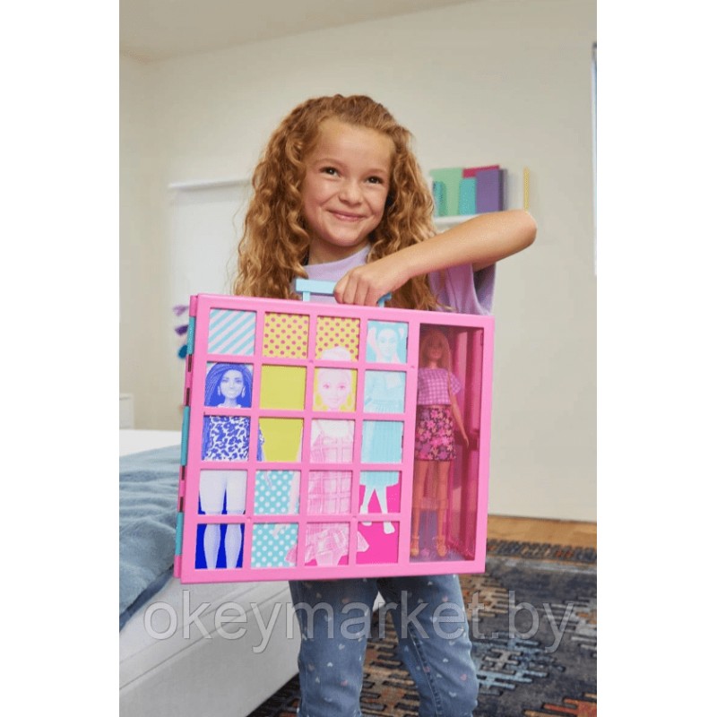 Игровой набор Шкаф Barbie с куклой и аксессуарами GBK10