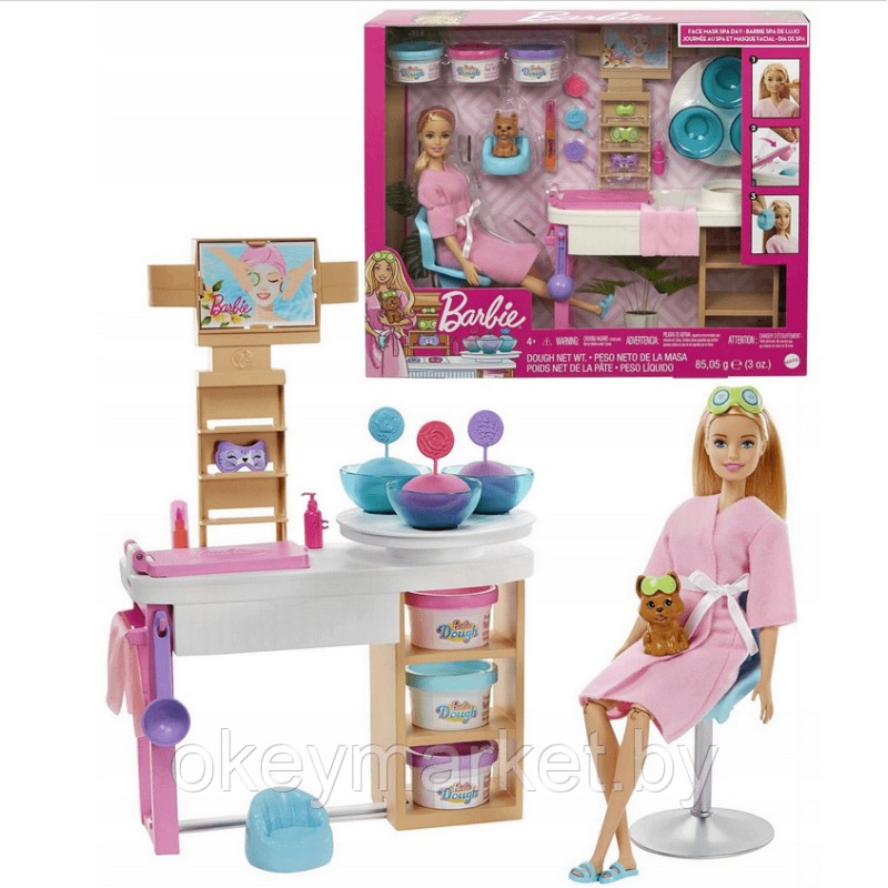 Игровой набор Barbie Оздоровительный Спа-центр GJR84