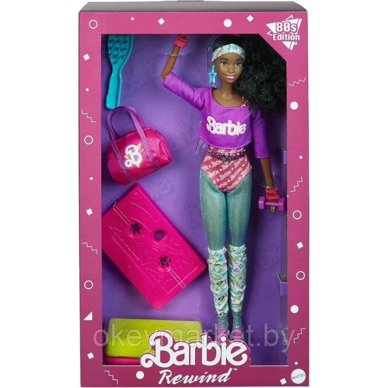 Коллекционная кукла Mattel Аэробика Barbie Rewind 80s Edition GTJ87