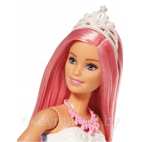 Кукла Барби и Радужный единорог со светом и звуками Barbie Mattel GWM78