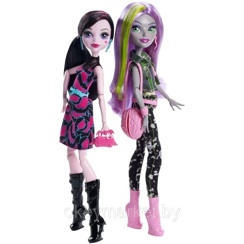 Набор кукол Монстер Хай  Дракулаура и Моаника Д'Кэй - Monster High DNY33