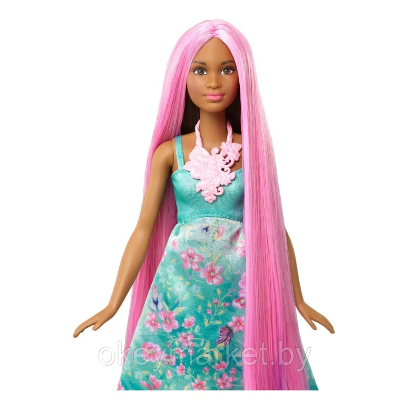 Кукла Barbie Dreamtopia цветные прически DWH43