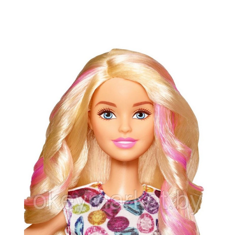 Игровой набор Barbie Цветные локоны с куклой DWK49