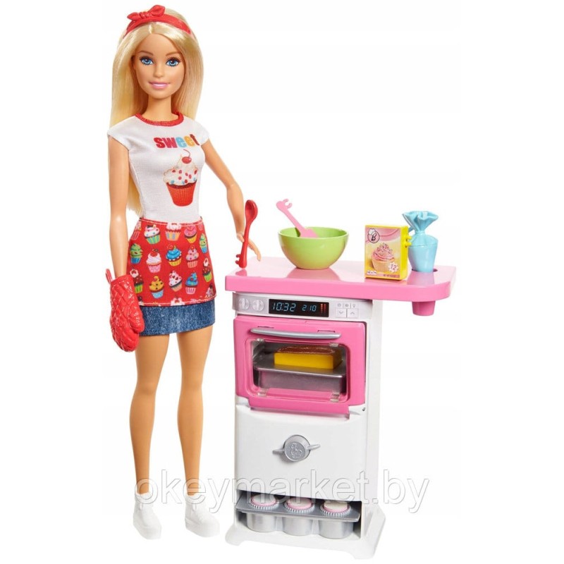Игровой набор Barbie Пекарь FHP57