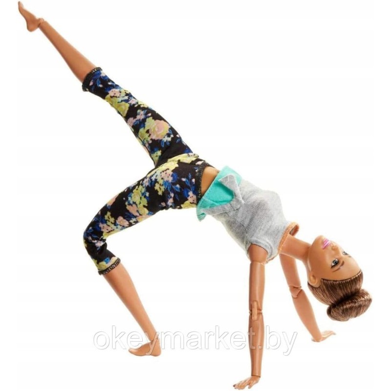 Кукла Barbie Безграничные движения Йога Шатенка FTG82