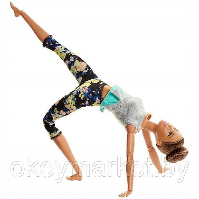 Кукла Barbie Безграничные движения Йога Шатенка FTG82