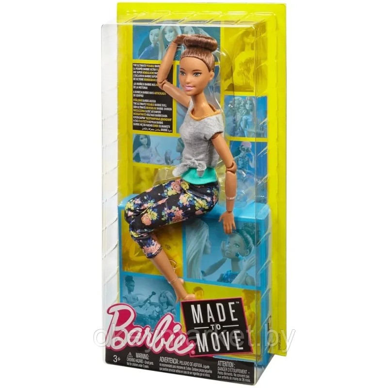 Кукла Barbie Безграничные движения Йога Шатенка FTG82