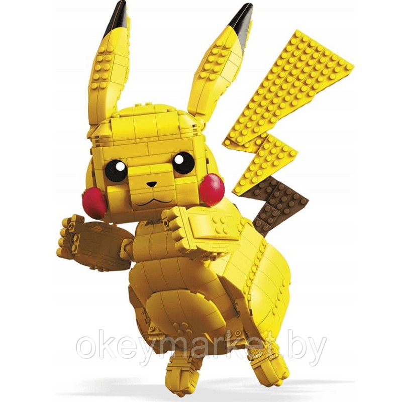 Конструктор Mega Construx ПИКАЧУ Pokemon Jumbo PIKACHU FVK81