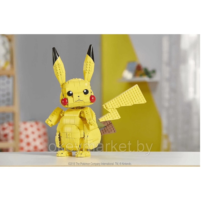 Конструктор Mega Construx ПИКАЧУ Pokemon Jumbo PIKACHU FVK81