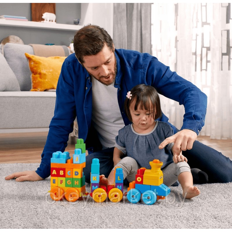 Конструктор Mega Bloks Обучающий поезд Алфавит FWK22