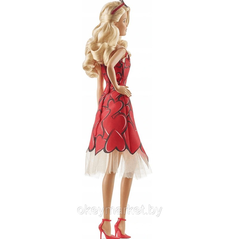 Коллекционная кукла Mattel Barbie в красном платье коллекционная FXC74