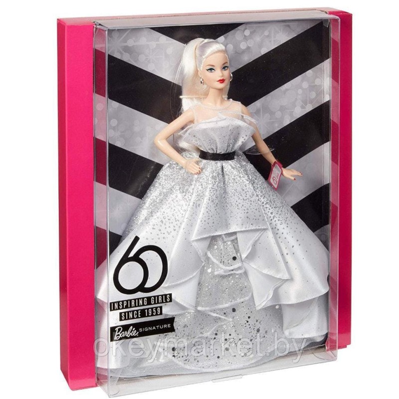 Коллекционная кукла Mattel Barbie 60-й день рождения FXD88