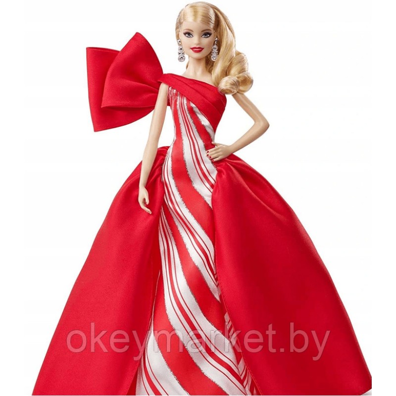 Коллекционная кукла Mattel Barbie Holiday Блондинка FXF01