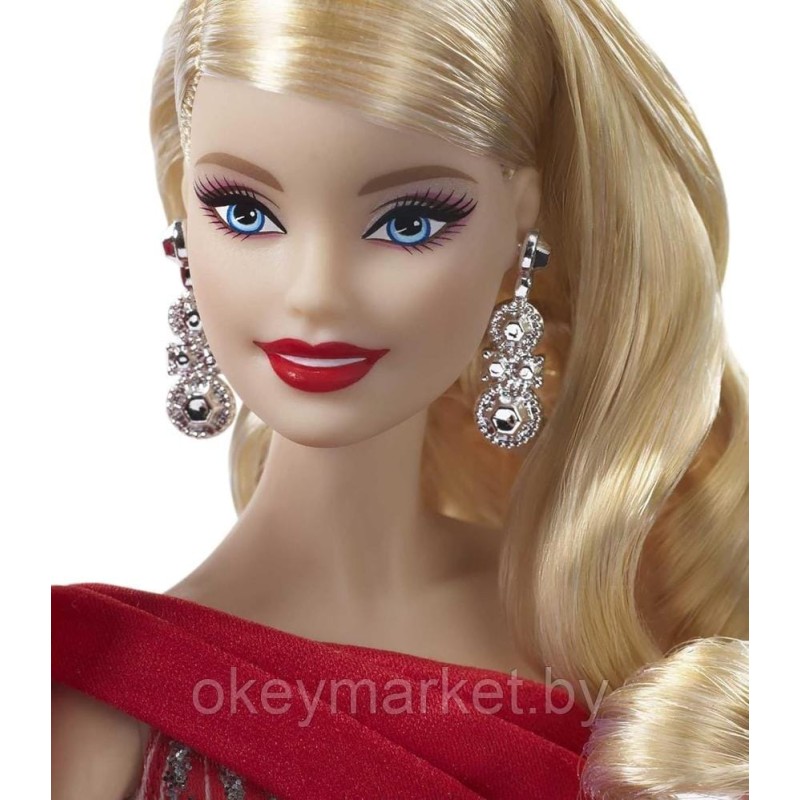 Коллекционная кукла Mattel Barbie Holiday Блондинка FXF01