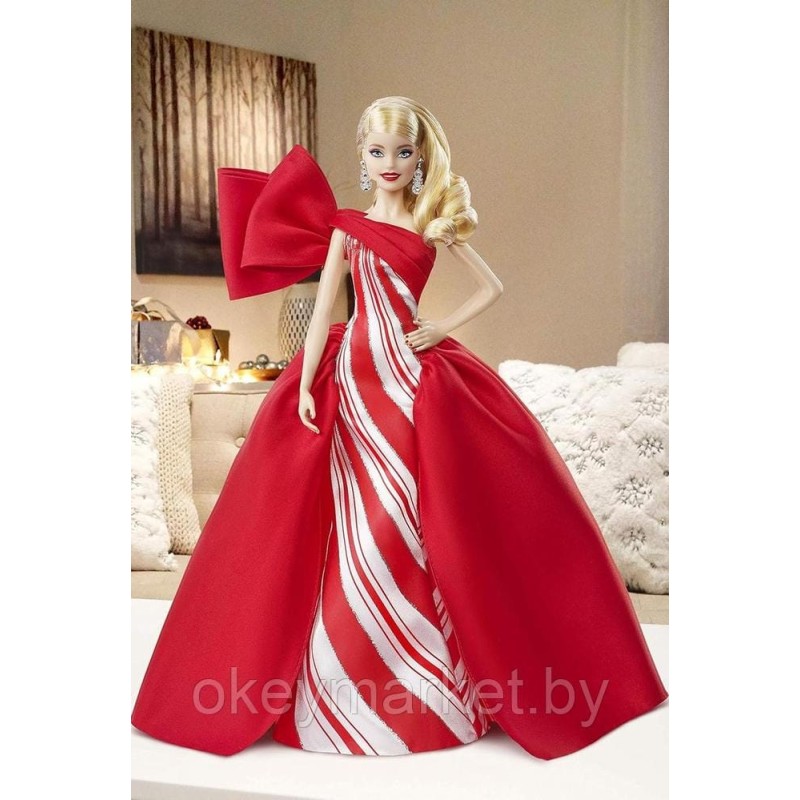 Коллекционная кукла Mattel Barbie Holiday Блондинка FXF01