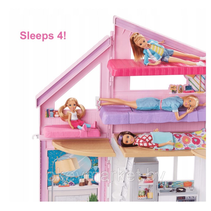 Кукольный домик Барби Малибу Mattel Barbie FXG57