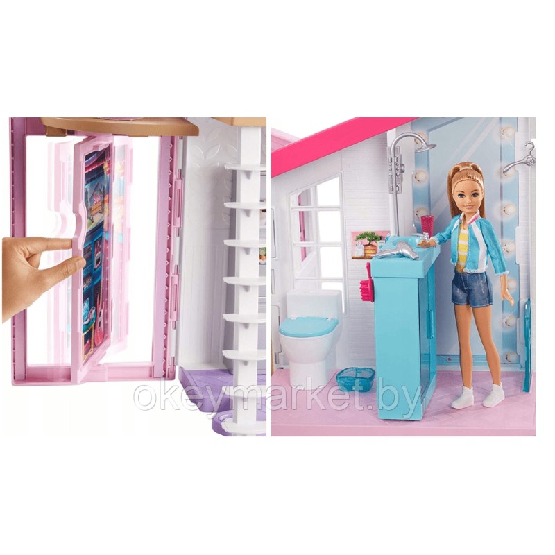 Кукольный домик Барби Малибу Mattel Barbie FXG57
